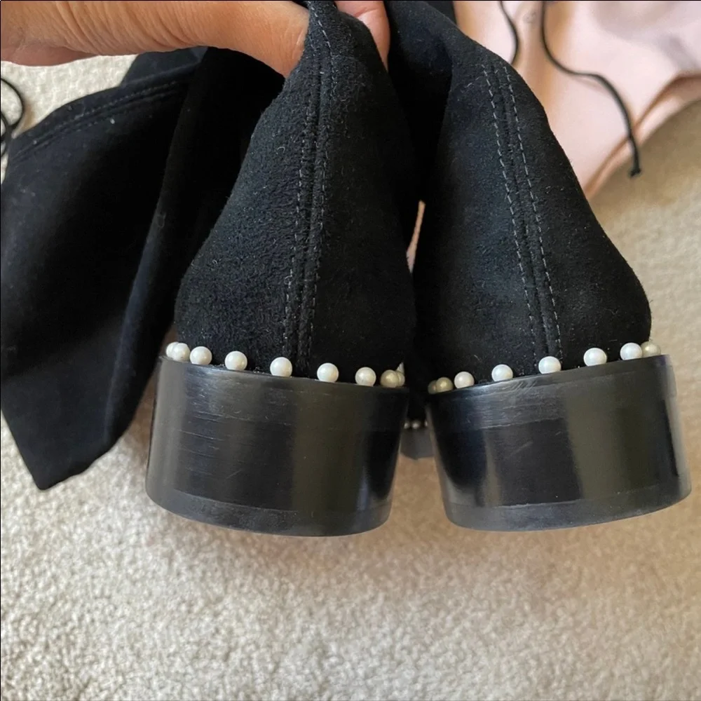 NEW Stuart Weitzman Lowland Pearl Over the Knee Boots